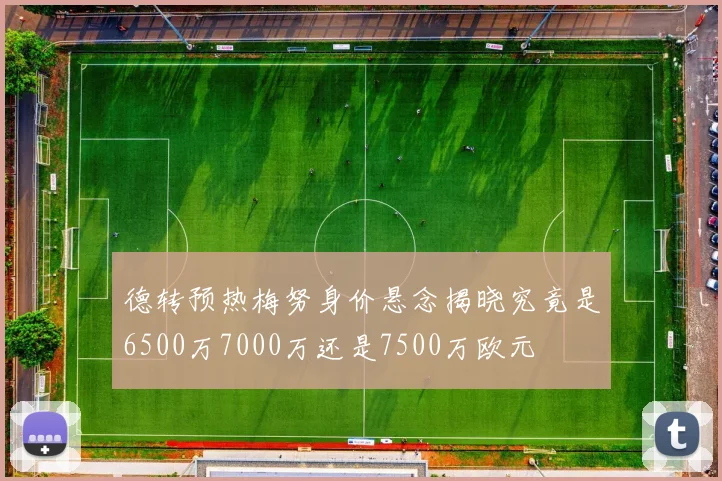 德转预热梅努身价悬念揭晓究竟是6500万7000万还是7500万欧元